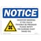 Signmission OSHA Sign, Radiation Warning If You Could With, 10in X 7in Rigid Plastic, 10" W, 7" H, Landscape OS-NS-P-710-L-17957 - alternate 1